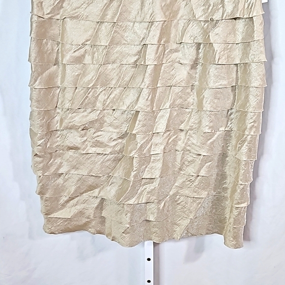 London Times Woman Champagne Dress NWT Size 20 - Picture 3 of 8